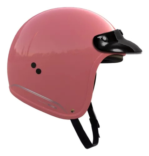 Casco P/moto Vertigo V10 Fluid Abierto Rosa Talle M Rosa Brillante M