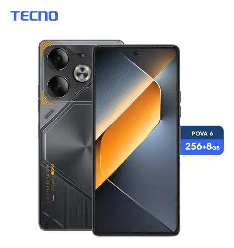 Celular Tecno Pova 6 8gb Ram 256gb Rom Meteorite Grey