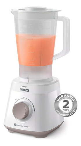 Licuadora Philips Daily Collection Hr2129 2l Blanca Problend Color Blanco Jarra De Plástico