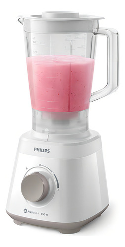 Licuadora Philips Daily Collection Hr2129 2l Blanca Problend Color Blanco Jarra De Plástico