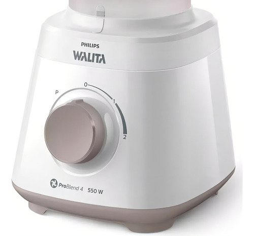 Licuadora Philips Daily Collection Hr2129 2l Blanca Problend Color Blanco Jarra De Plástico