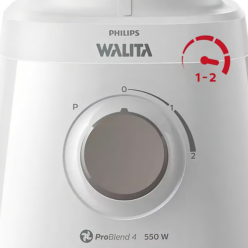 Licuadora Philips Daily Collection Hr2129 2l Blanca Problend Color Blanco Jarra De Plástico