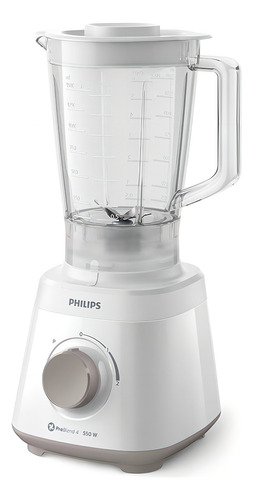 Licuadora Philips Daily Collection Hr2129 2l Blanca Problend Color Blanco Jarra De Plástico